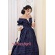 Surface Spell Gothic Portrait of a Lady Crinolines Jacquard Long One Piece(Full Payment Without Shipping)